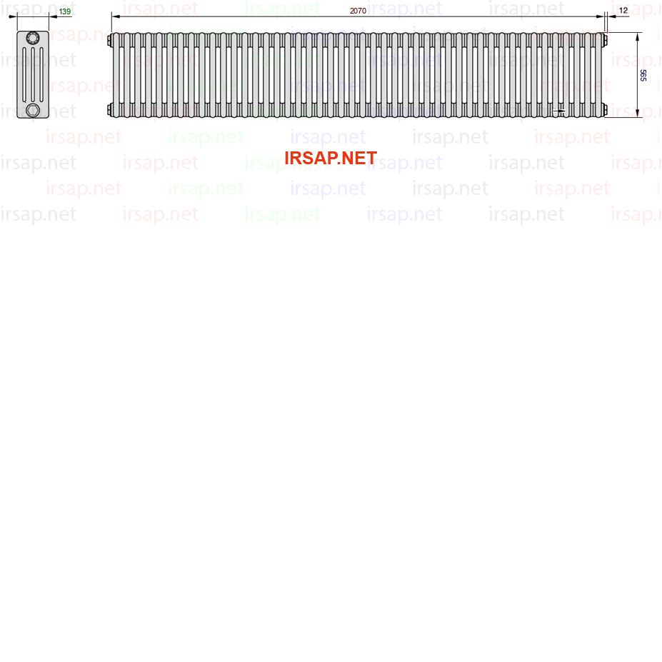 Радиатор IRSAP Tesi 40565/46 T14 CL 01